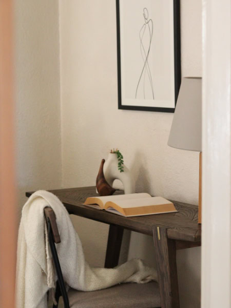 VFV Interiors Book and Small Table